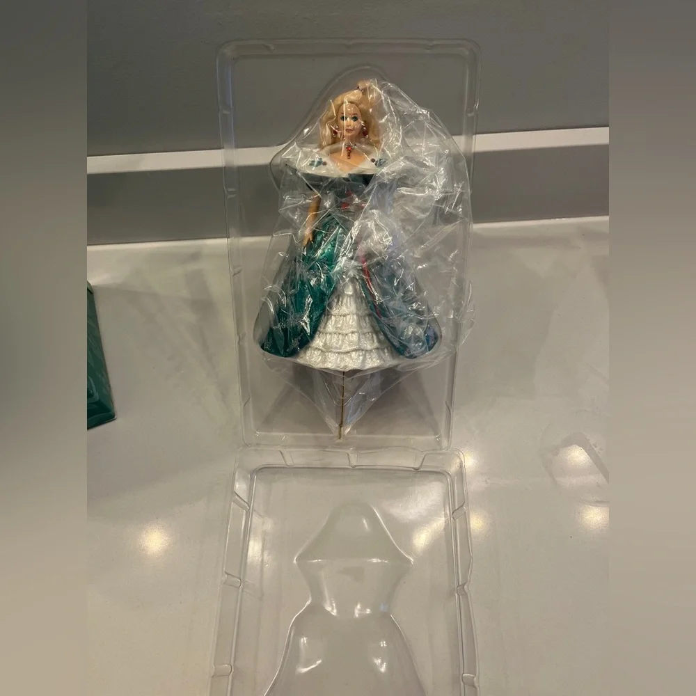 Vintage 1996 holiday Barbie stocking holder